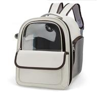 Pet Bike Bag - Convertible Dog Backpack Carrier with Shoulder Strap, Handlebar Or Rear Rack Mount, Foldable Bicycle Pet Carrier, Breathable Mesh, Reflective Trim