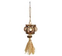 Pet Bird Chew Toy Natural Corn Bracts Fruit Wood For Cockatiel Conure Cockatoos Teeth Grinding Cage Toy Cockatiels Chewing