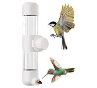 Pet Bird Drinking Machine Cage Mounted Waters Feeder for Parakeets Cockatiels Canaries Parrots Bird Water Dispenser Automatic Hanging Birds Water Bottle