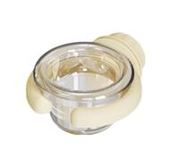 Pet Bird Feeding Bowl With Clip Bird Cage Water And Food Cup For Lovebirds Small Animals RmG442 (White, 8.6X7.3CM)