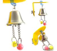 Pet Bird Parrot Small Animals Cage Hanging Sound Bell Beads Biting Play Toy Random Color Creative and Exquisite Workmanship