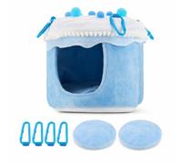 Pet Bird Sleeping Bed Winter Warm, Seasalt Cake | - Hanging Hook - Metal - Construction - 3-layer Design - Winter Warmth - For Bird Comfort - For Pet Supplies