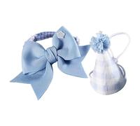 Pet Birthday Hats Papillon - Cute Scottish Cat, Dog Headwear | Reusable Costume with Adjustable Collar, Supplies for Cats, Small Dogs, Dogs