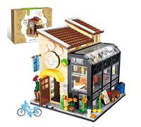 Pet Book Store Building Set, Home Décor Model Building with LED Lighting Kit, Creative Activity, Set for Teen and Adults, Compatible with Lego (640 Pieces)