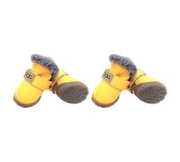Pet Boot, Waterproof Breathable Anti-Slip, Yellow A | Anti-Dirty Straps, Comfortable Protective Puppy Boot, Warm for Protecting Paws, Outdoor Pet