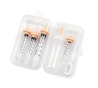 Pet Bottle Feeding Set, 1ml&3ml&5ml&10ml Cat Nursing Syringes with Cleaning Brush, 50ml Pet Nursing Bottle for Kittens Puppies Bunnies
