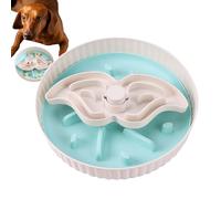 Pet Bowl - Anti-Choke Non-Slip Silicone Feeding Dish | Maze Puzzle Bowl for Dogs | for Small Medium Large Puppy Home Indoor Outdoor Garden