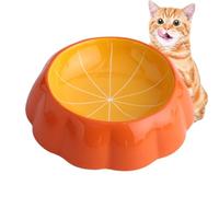 Pet Bowl | Ceramic Dish with Fruit Print | Non-Slip Bowls - for Home Kitchen Bedroom Dining Apartment Travel