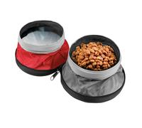 Pet Bowl, Double Travel Bowl for Dogs, Cats - 1100+1400 ml