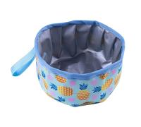Pet Bowl Food Bowls Dogs Oxford Foldable Bowl Pet Treat Dry Food Water Bowl Camping Feeding Watering Supplies