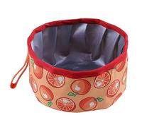 Pet Bowl Food Bowls Dogs Oxford Foldable Bowl Pet Treat Dry Food Water Bowl Camping Feeding Watering Supplies