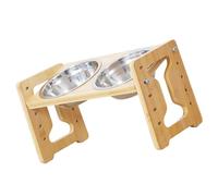 Pet Bowl Food Dispenser With Double Design Adjusting Height Feeding Device Elevated Feeders For Dog Cats Adjusting Height Pet Food