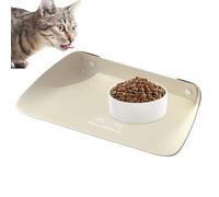Pet Bowl Mat | Puppy Water Feeding Placemat - Non-Slip Splashproof Feeding Placemat for Dogs and Cats Multi-Pet Households Use