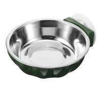 Pet Bowl Stainless Steel Plastic Hanging, Feeding Dish Cats and Dogs | Practical, Easy to Clean, Stable Design, Suitable for Cage Attachment, Food and Water Use, Kitten Care
