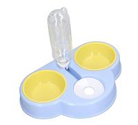 Pet Bowls, 3 in 1 Plastic Dog and Cat Bowls for Pets to Aid Digestion (Cat)