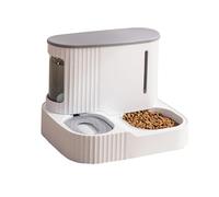 pet bowls, Cat Dog Bowls Pet Bowl Automatic Food and Water Feeding Set for Indoor Small Medium Cats Dog Pet,Gray