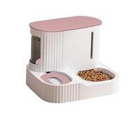 pet bowls, Cat Dog Bowls Pet Bowl Automatic Food and Water Feeding Set for Indoor Small Medium Cats Dog Pet,Pink