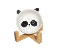 pet bowls, Cat Dog Bowls Pet Food Bowl with Stand for Water Ceramic Pet Bowl Anti Slip Anti Vomiting for Small Dogs Cat,panda