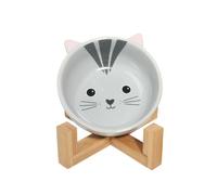pet bowls, Cat Dog Bowls Pet Food Bowl with Stand for Water Ceramic Pet Bowl Anti Slip Anti Vomiting for Small Dogs Cat,cat