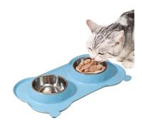 Pet Bowls for Dogs,Spillproof Cat Food Feeder Double Bowls | Pet Feeder Dish for Small Medium Large Size Puppy Cats indoor outdoor Boredom Enrichment