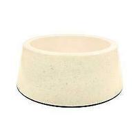 Pet Brands Bamboo Bowl Natural Eco Friendly 2.7ltr Durable Non-Slip Pet Bowl, Cream