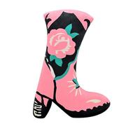 Pet Brands Cath Kidston Plush Squeaky Dog Toy, Cowgirl Boot Soft Cuddly Puppy Toy for Interactive Enrichment Play - 19 x 29 cm