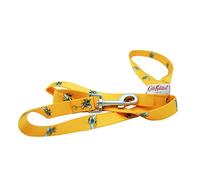 Cath Kidston Small Dog Lead - Vegan Leather Bee Print Dog Leash, Soft & Durable, Lightweight, Adjustable for Small Breeds & Puppies, Stylish Designer Pet Lead (Yellow, 80cm)