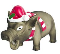 Pet Brands Christmas Latex Pig Dog Toy