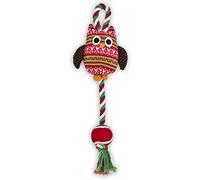 Pet Brands Christmas Owl and Tennis Ball Dog Throw