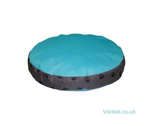 Pet Brands Colourful Dog Bed - Blue - Large