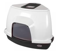 Pet Brands Corner Cat Litter Tray And Filter - Litter Tray And Filter