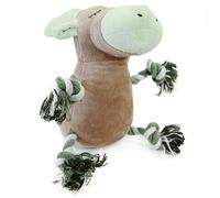 Pet Brands Starry Nights Plush Moose With Rope Legs