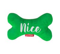 Pet Brands Naughty or nice reversible plush bone toy