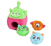 Pet Brands Hide & Seek Shark Alien Brain Training Interactive Plush Pet Toy