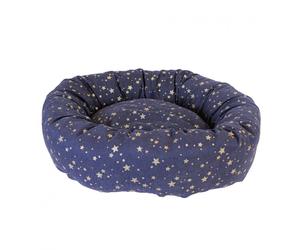 Pet Brands Starry Nights Donut Bed Navy - 65 x 65 x 15cm