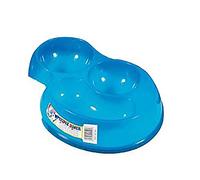 Pet Brands:- 3 Section Translucent Feeding Bowl For Cats