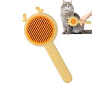 Pet Brush for Hair Removal When Changing Fur, 2-in-1 Comb for Hair Removal with Trigger Button for Pets - Massage Comb for Puppies, for Bathing, Home, Salon, Indoor and Outdoor as well as