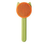 Pet Brush Self-Cleaning Slickers Comb Curved Steel Needle For Shedding & Grooming For All Long/Short Hair Dogs Cats Pet Dogs Self-cleaning Slickers Brush With Soft Massage Grooming Cats With Double