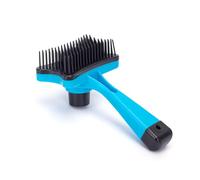 Pet Brush with Soft and Ergonomic Bristles, Ideal for Removing Loose Hair and Reducing Shedding in Dogs and Cats.
