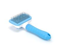 Pet brush with thick spikes, flea and detangling; Ideal for the care of the coat and the hygiene of your pet.