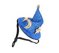 Pet Bunny Hat | Ferrets Wizard Hat | Halloween Hamster Hhat Accessory | Pet Dress-Up Suitable For Rabbits, Guinea Pigs, Ferrets, Halloween Photos, Small Animal Cosplay, Party Fun