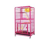 Pet cage,Cat cage home interior, with cat door Diy compartment, double 3-layer or 4-layer large cat villa cage,B