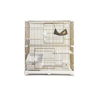 Pet cage, cat cage, large free space, cat villa, indoor household cat house, cat supplies,A