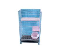 Pet cage, Cat cage three-story folding double-storey villa home free space interior,D