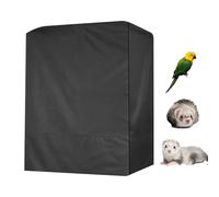 Pet Cage Cover - 210D Oxford Cloth Waterproof | Universal Night Sleep Shield, Light Blocking Protector, Breathable Privacy Shroud for Small Animal Habitat and Cat Kennel Guard