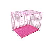 Pet cage, Dog Crate Cat Cage Folding Metal Dog Crates Fully Equipped Indoor and Outdoor Pet Cage,85cm