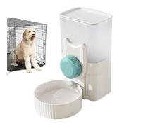 Pet Cage Food Dispenser - Hanging Automatic Food Water Bowl And Feeders, Neck Protection Cat Water Bowl, Auto Refill Rabbi-t Feeders For Pets - Blue, Water Feeder