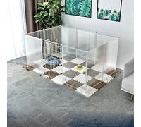 Pet Cage for Small and Medium-Sized Dogs, Indoor Isolation Door Guardrail for Living Room, Balcony, and Bedroom