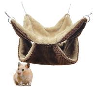 Pet Cage Hammock - Tiny Animal Sleeping Pad, Durable Hanging Bed, Plush Soft Fabric | Ideal Hamster Guinea Pig Chinchilla Ferret Mouse Gerbil Resting Spot Relaxation Hideaway Indoor Outdoor Cag