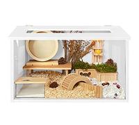 Pet cage,Large Hamster Pet Habitat Hutch Cage, Waterproof House For Guinea Pig, Ferret, Chinchilla, Gerbil Mice, Small Animals (Size : 40cm)